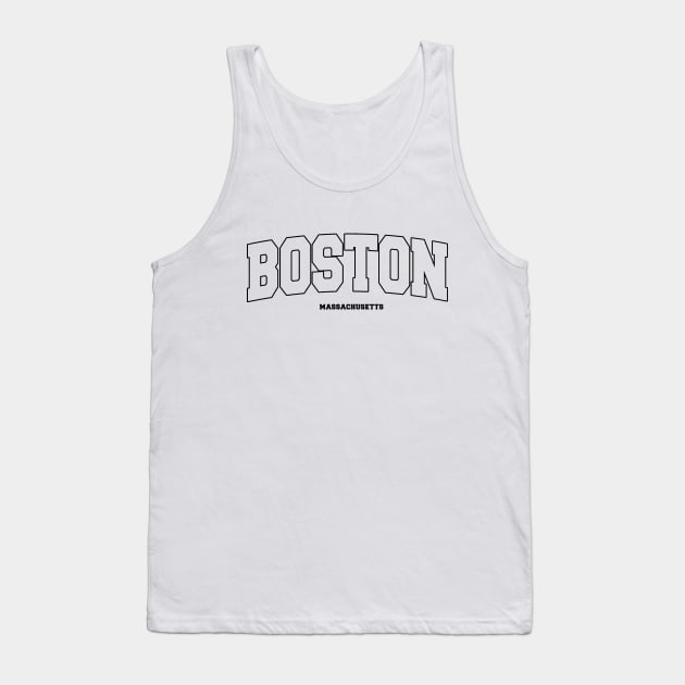 BOSTON Massachusetts V.1 Tank Top by Aspita